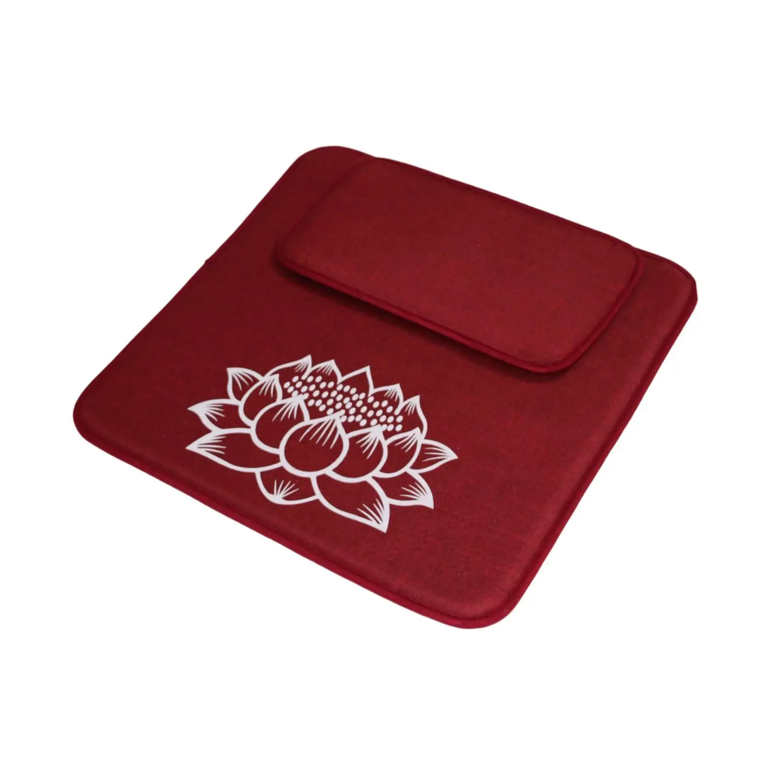 Linen Meditation Cushion Set Yoga Accessories Seat Nonslip Square Pillow for Adults Home Yoga Practice Decor