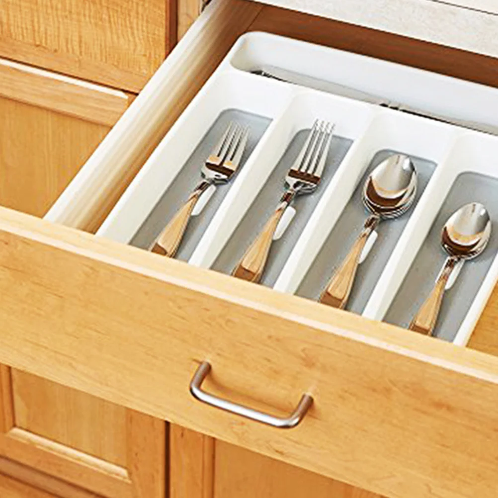 

1Pcs Cutlery Storage Box Drawer Type Multi-Compartment Fork Spoon Tray Kitchen Utensil Organizer Flatware Storage Case