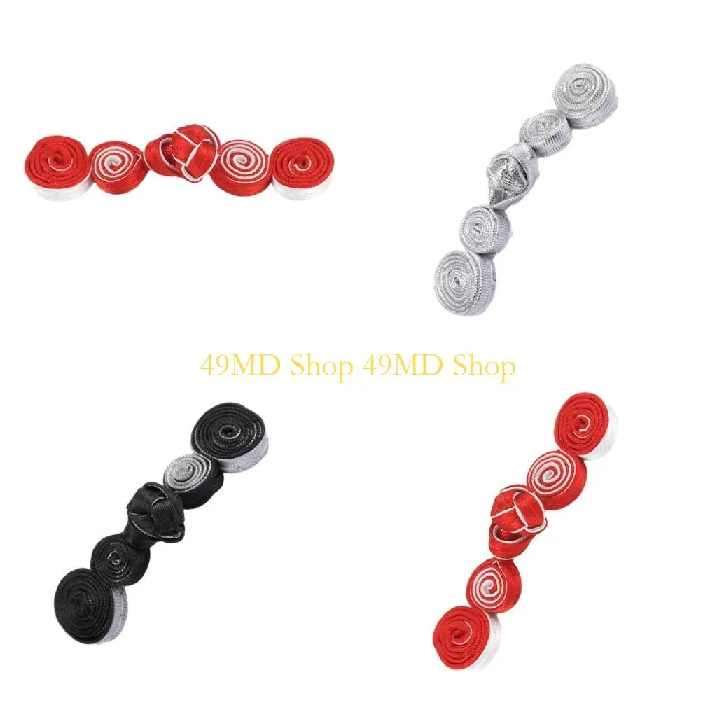 

49MD Chinese Traditional Button Sewing Crafted Buttons for DIY Projects