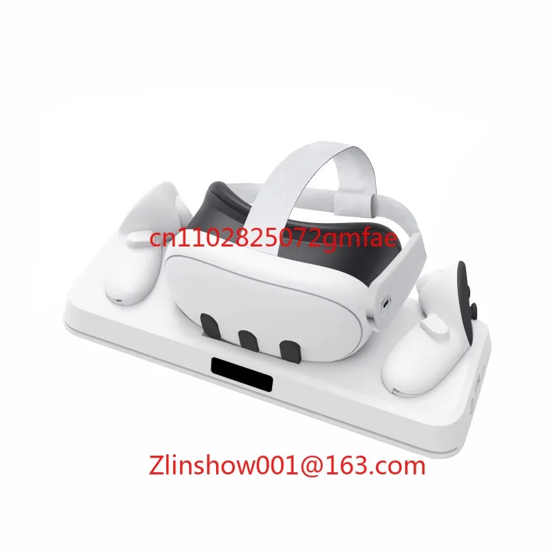 Brand New RGB Light Charging Dock for Quest 3 VR Wired Indicator Stand with Colorful Lighting Accessory for Meta for Quest 3 VR