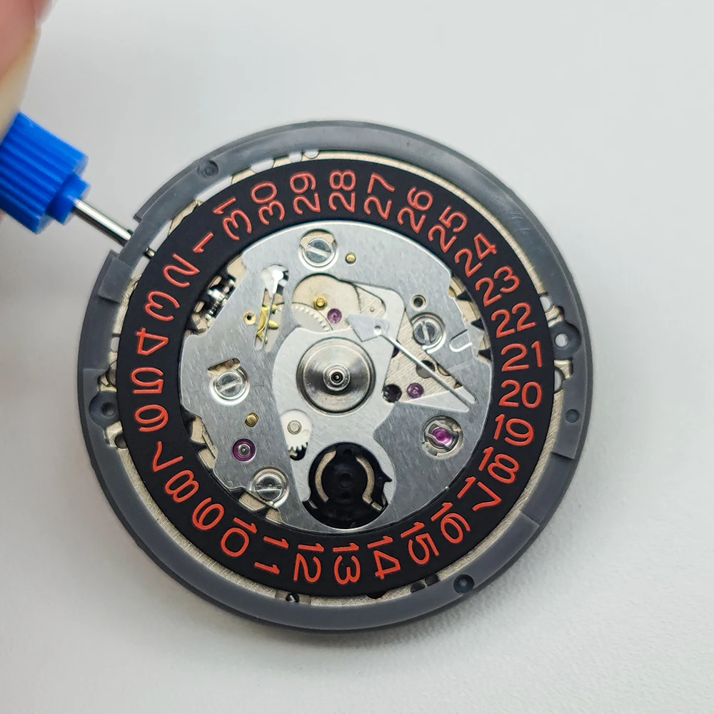 High Accuracy NH35 Automatic Mechanical Movement New Modified Movement Datewheel Disc NH35A Wrist Day Date at 3H 3.0/3.8 Crown