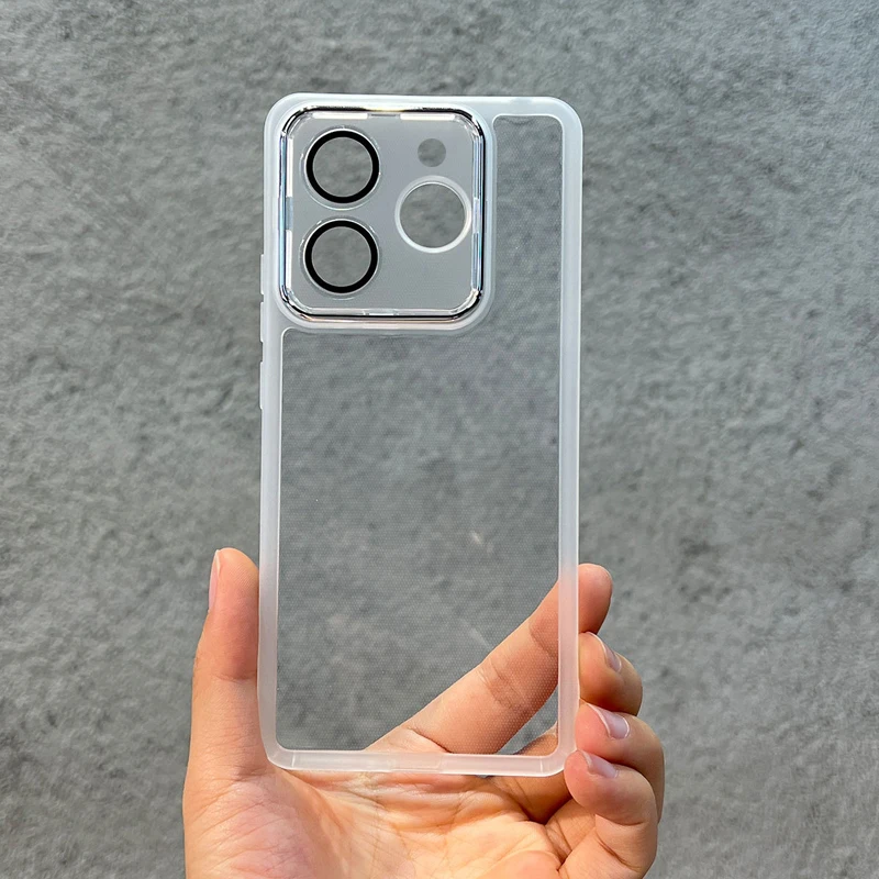 حافظة لهاتف انفينيكس سمارت 8 حافظة هاتف انفينيكس سمارت 8 عالي الدقة غطاء ذكي 8 غطاء خلفي من السيليكون المطلي المقاوم للصدمات #1