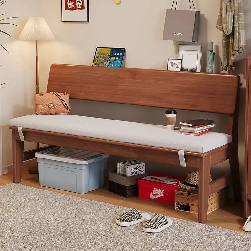 

Home sofa bed side bench Nordic simple dining chair bench
