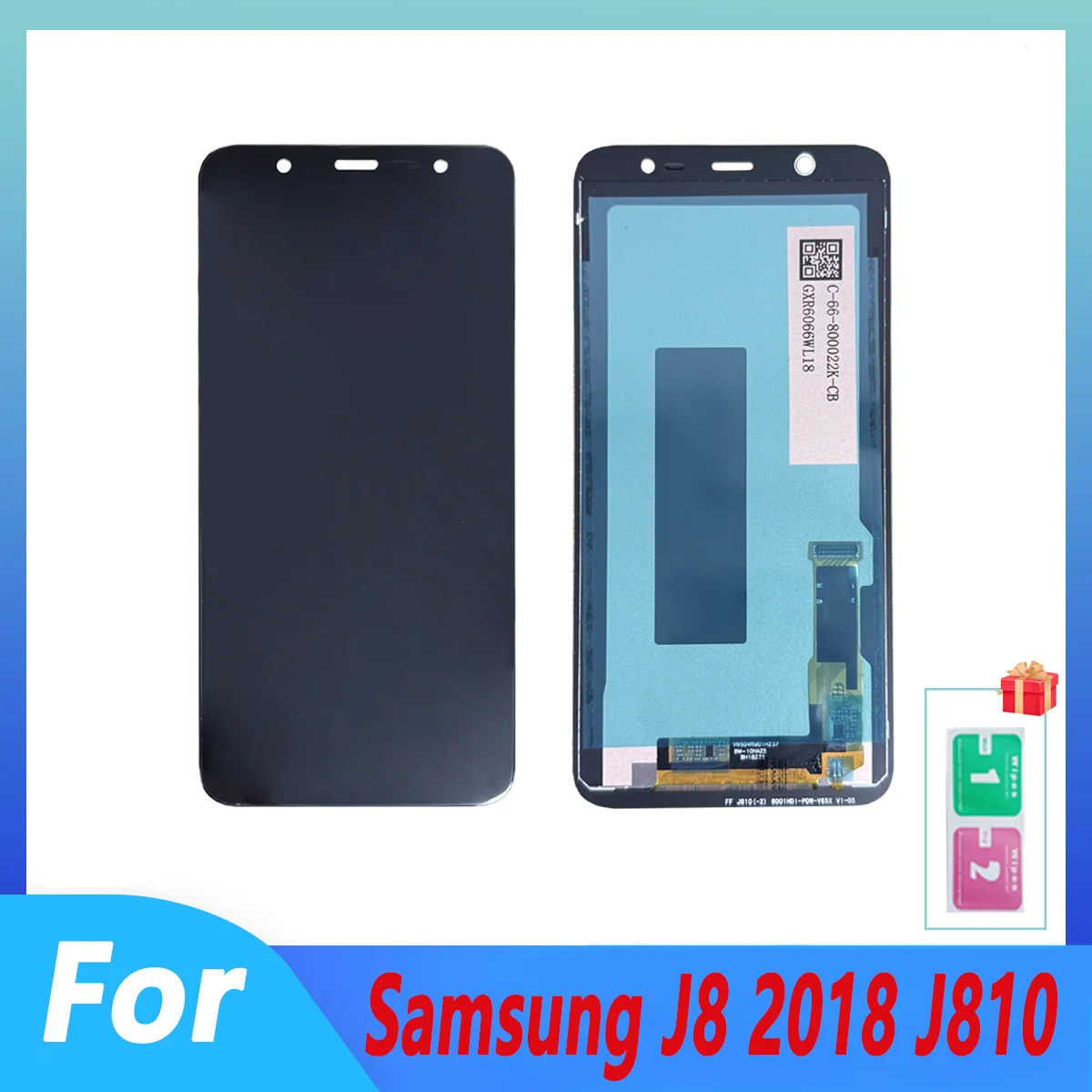 Pop протестированный ЖК-дисплей J8 для Samsung J8 2018 J810, ЖК-дисплей, сенсорный экран, 6,0-дюймовый дигитайзер в сборе, запасные части, ЖК-дисплей