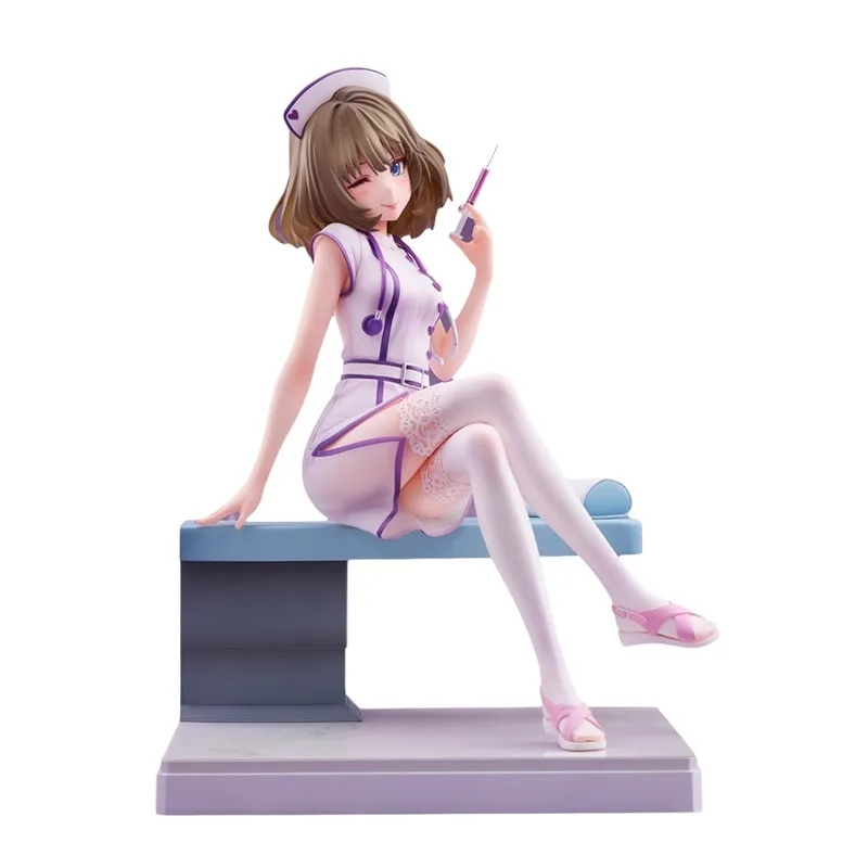 100 % Original: THE IDOLM@STER Takagaki Kaede Krankenschwesteruniform 1/7 PVC Actionfigur Anime Figur Modell Spielzeug Figur Puppe Geschenk