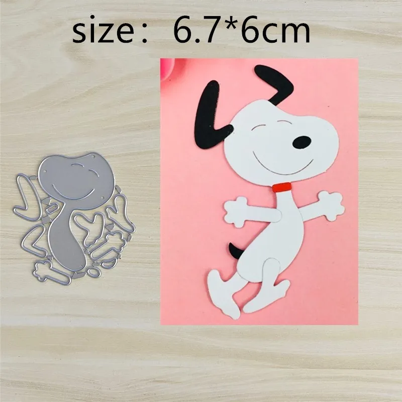 Dog Metal Cut Dies Stencils for Scrapbooking Stamp/Photo Album Decorative Embossing DIY Paper Cards