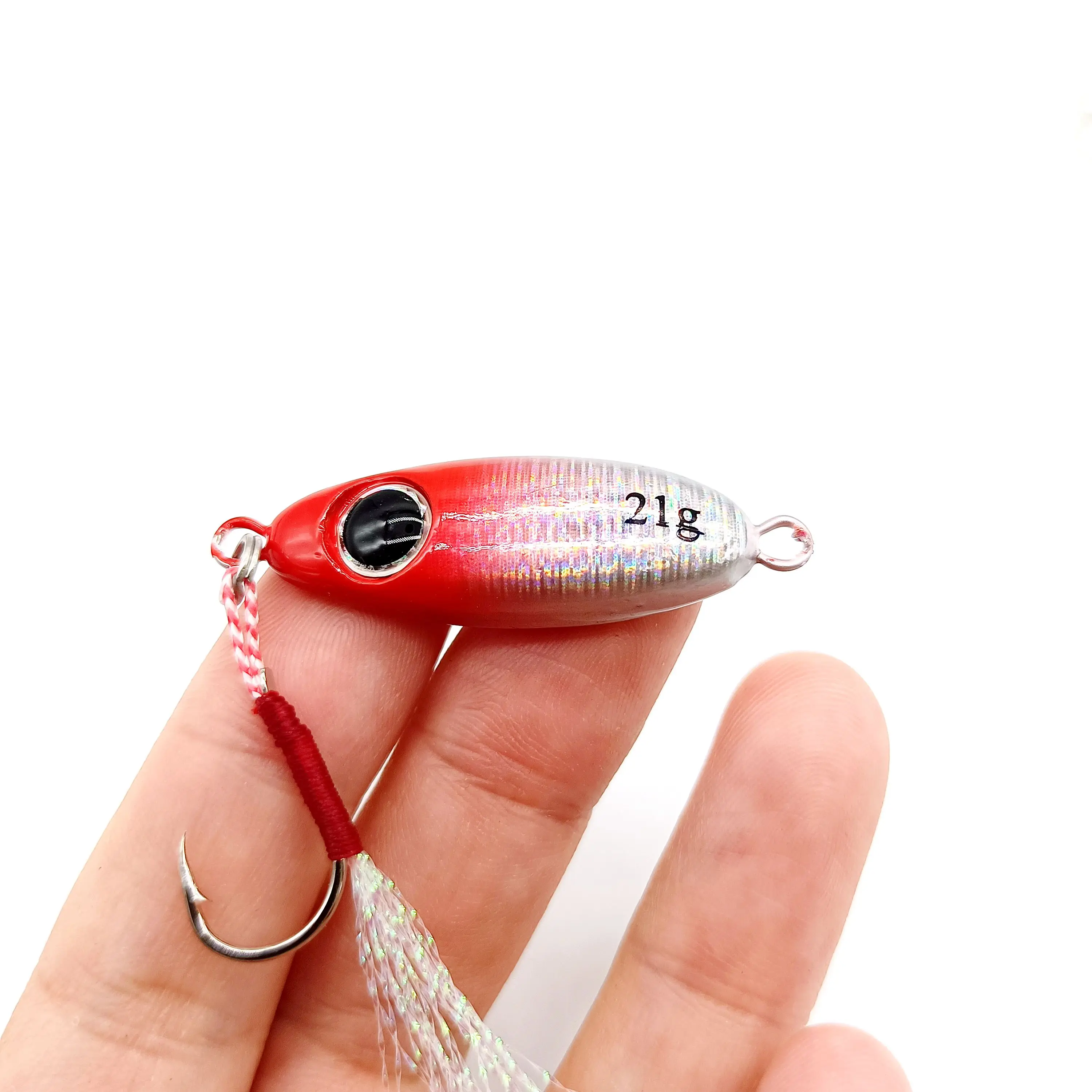 DUODUOYU 1PCS Micro Metal Jig Fishing Lures 5.5g/7.5g/10g/14g/17g/21g  Shore Casting Jigging Spoon Saltwater Artificial Bait