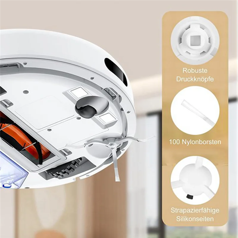 A02V-For Xiaomi S20 روبوت المكنسة الكهربائية الملحقات استبدال فرشاة جانبية رئيسية فلتر Hepa ممسحة القماش أجزاء