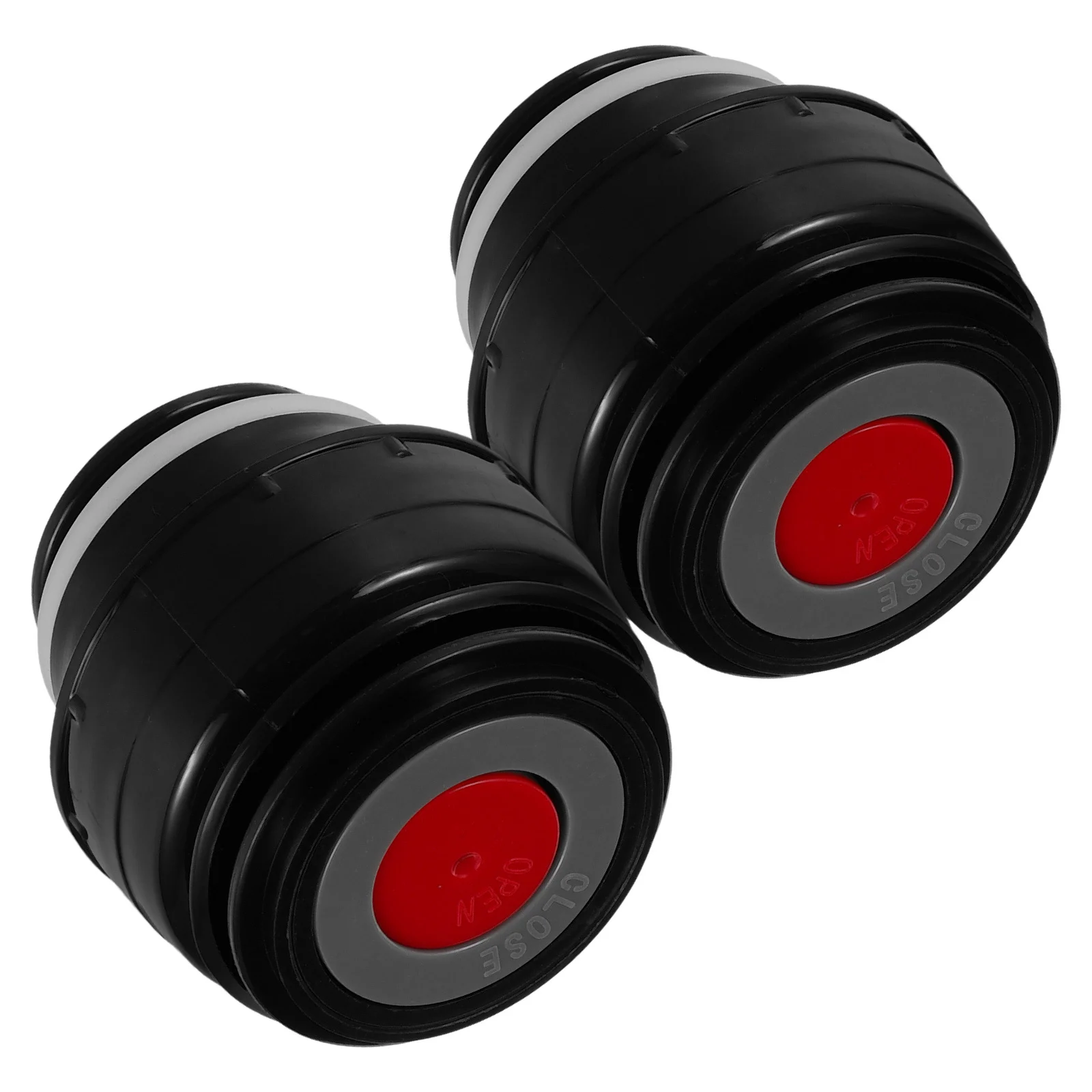

2pcs Insulated Cup Lid 45Mm 500Ml-1200Ml Replacement Stopper For Vacuum Flask Water Bottle Leakproof Thermal Tumbler Bulk Caps