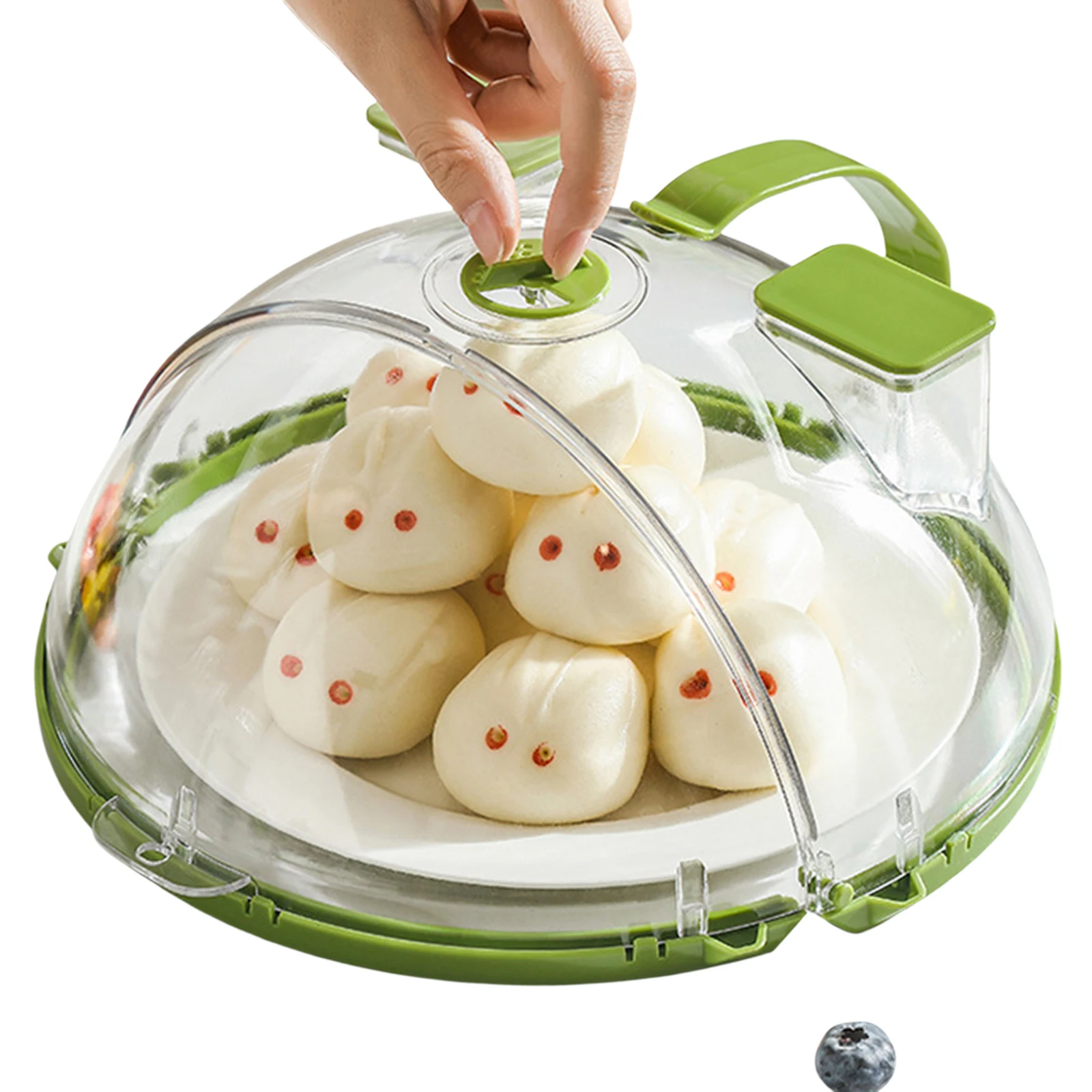 Microwave Splatter Cover with Water Steamer Microwave Cover for Food with Handle and Vent Splatter Guard House Warming Gifts
