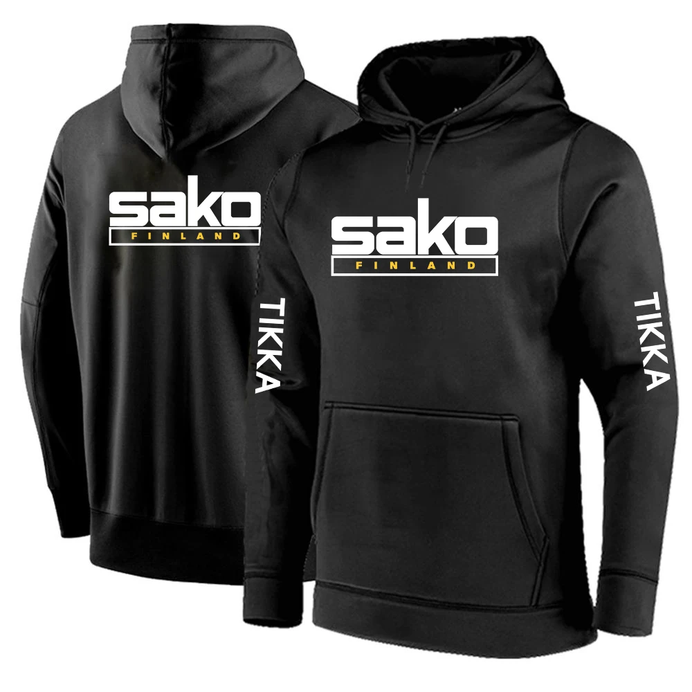 Tikka By Sako Finland Firearms Logo 2022 Men's New Solid Color Fashion Hip Hop Sweatshirt Pullover Printing Casual Hoodies Tops