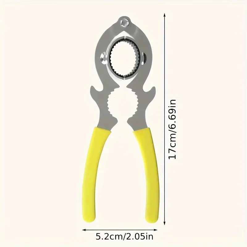 Stainless Steel Multifunctional Faucet Wrench Non-Slip Grip Sink Spout Tool for Aerator and Filter Release Essential Home Repair image 4