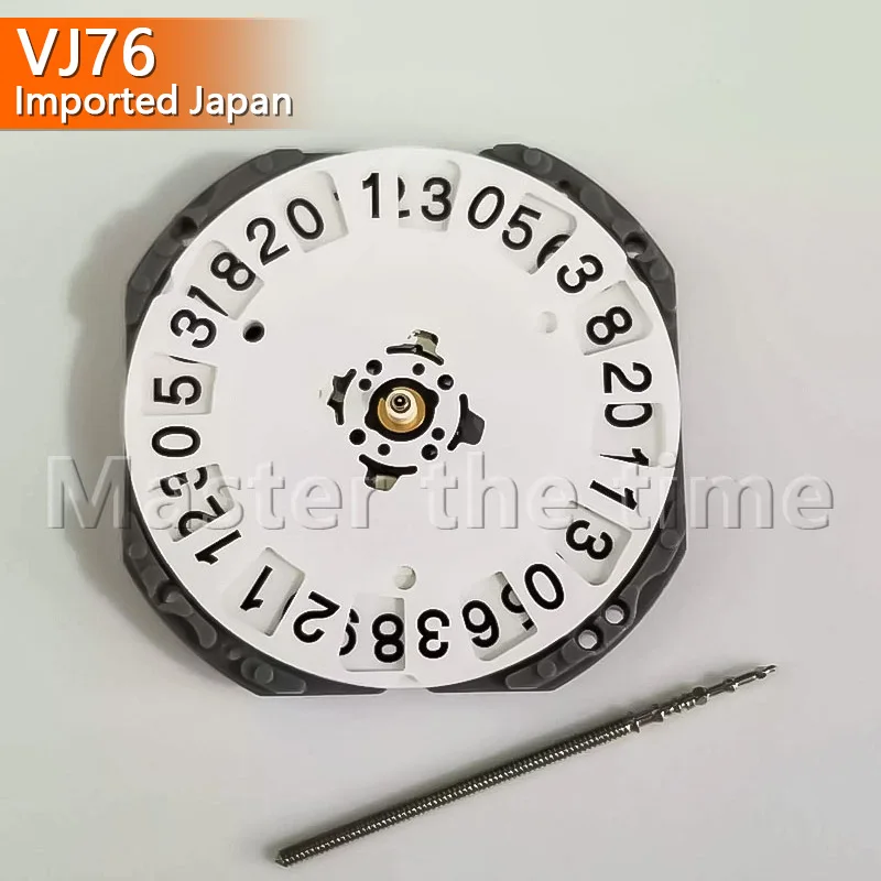 TMI VJ76B movement New Japan VJ76b-6 Quartz Movement TMI VJ76 Watch Movement VJ12 Date At 6/12