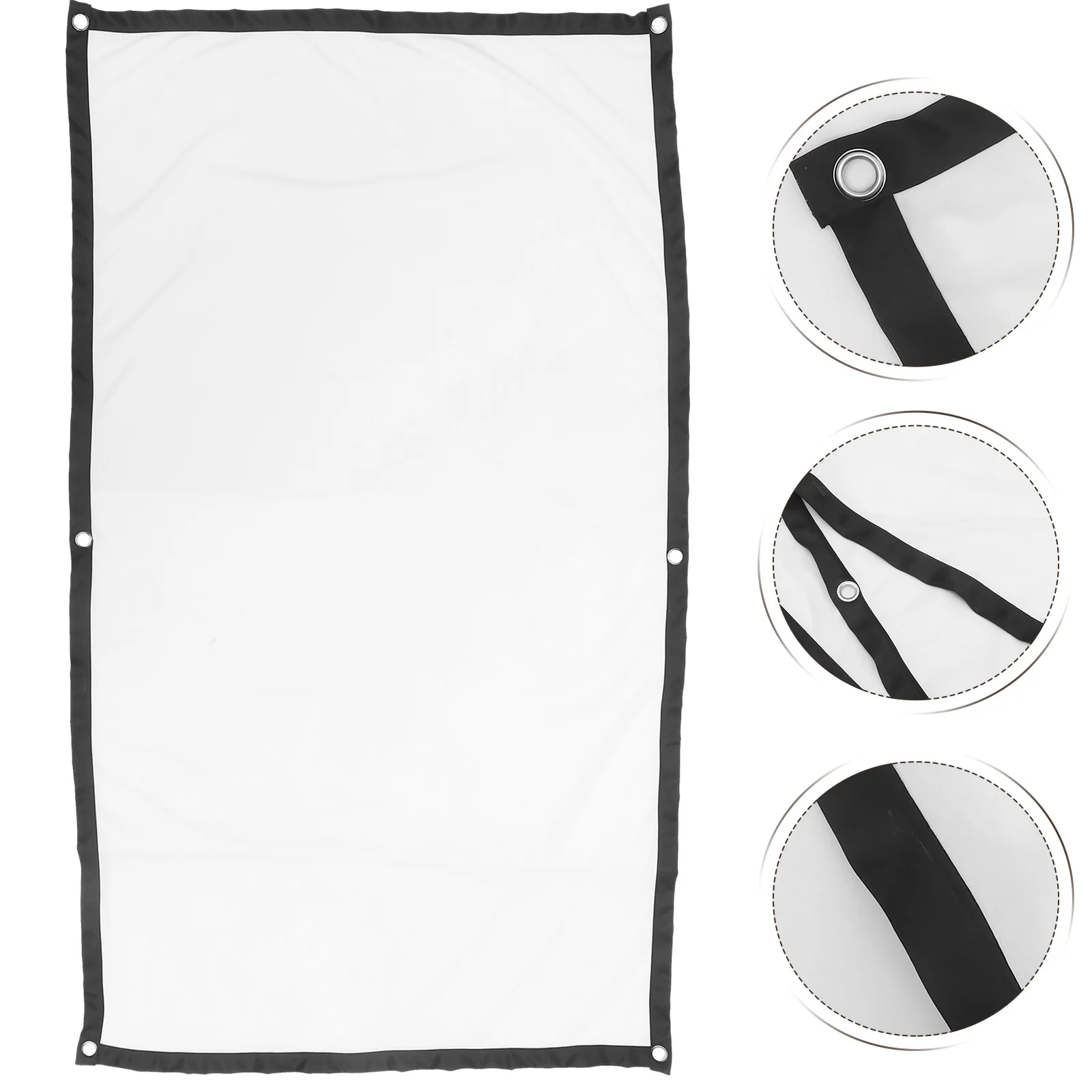 

1Set Premium Projector Screen Foldable Portable 60 Inch Indoor Outdoor Movie Screen Polyester High Definition Anti