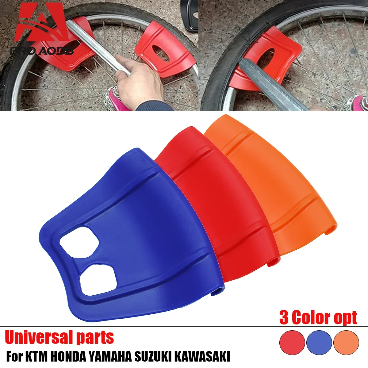 

ATV Motorcycle Tyre Tire Installation Rim Protectors Rim Shields Guards and Tire Repair Tool For KTM Honda Ymaha Kawasaki