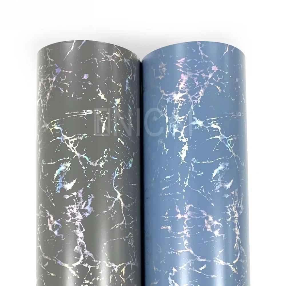 New Design Crystal Laser Marble Car Wrap Film Glossy Series Personality Clearly Pattern Car Film Sensitive Glue Car Stickers