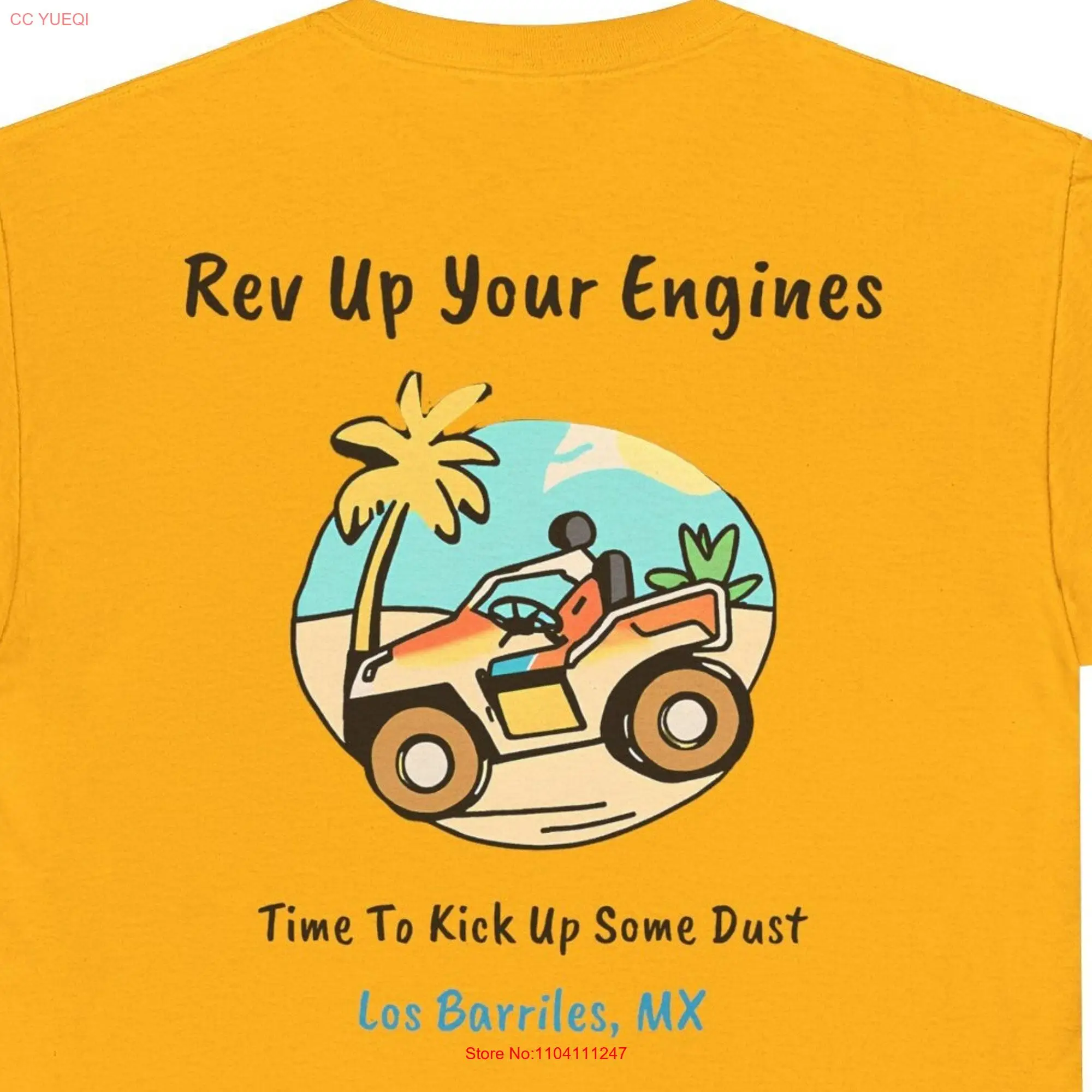 Baja Off Roading Adventure T Shirt Mexico's Extreme Terrain in Los Barriles Beach and Sand Vacation Apparel Kick Up the Dust