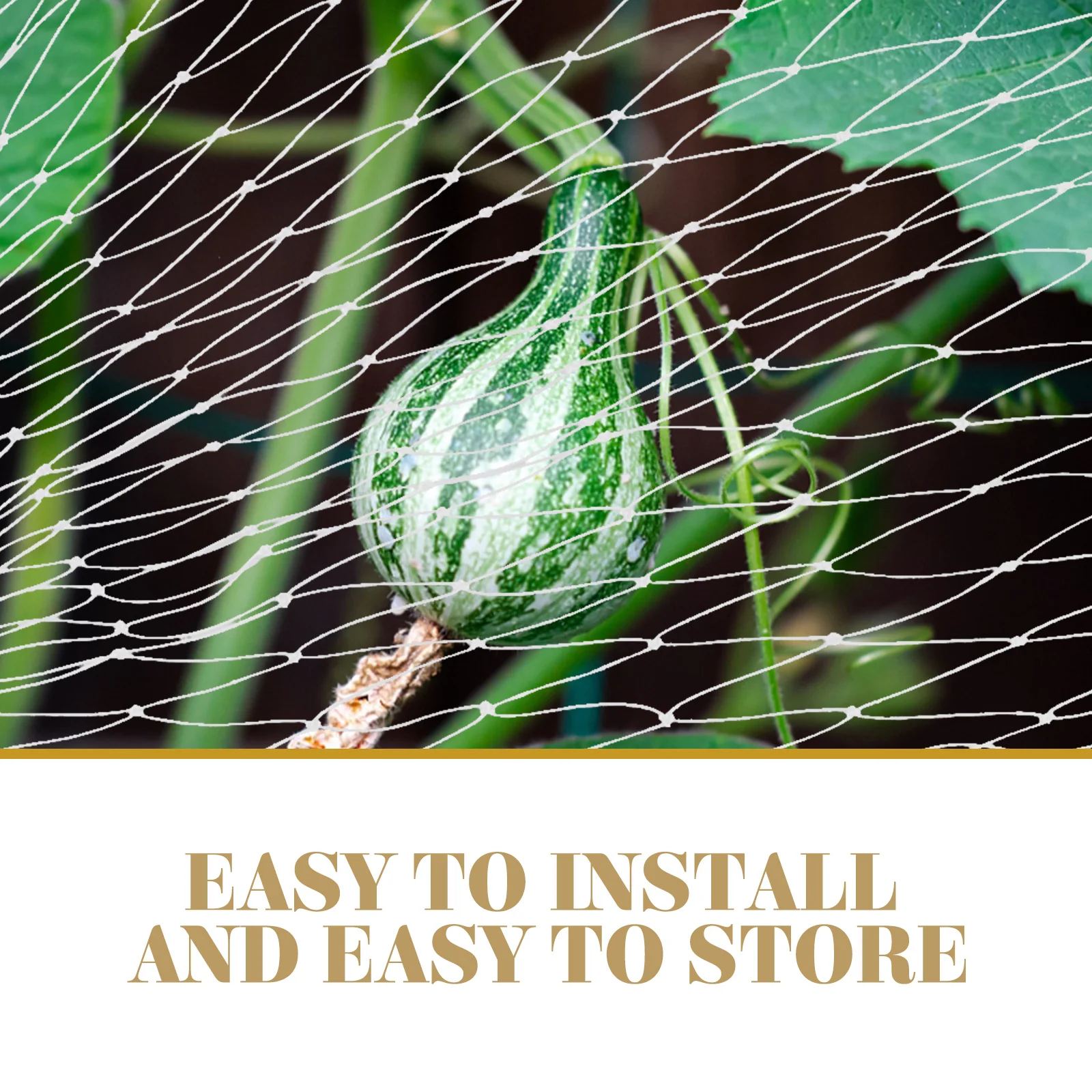 

Garden Netting 2M X 10M Weather Resistant Nylon Anti Bird Mesh for Greenhouse Barn Kennel Plant Screen Netting Garden Barrier