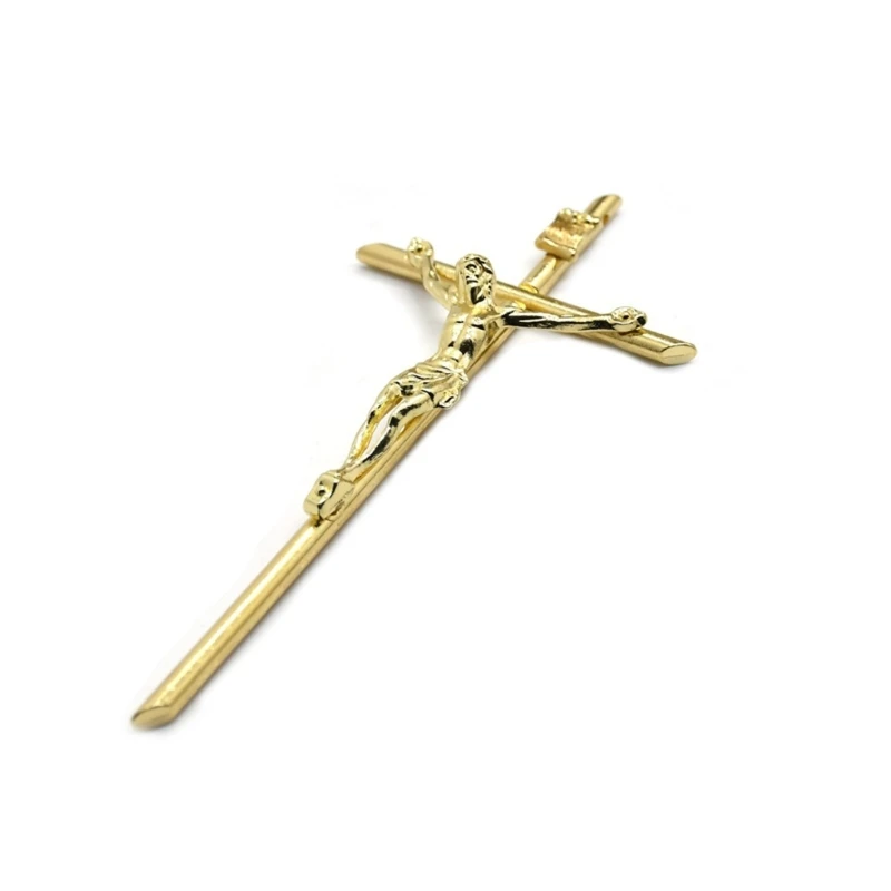 10pcs Crucifix Wall Metal Catholic Hanging Wall Decoration Blessing Sacred Baptism Gift for Church