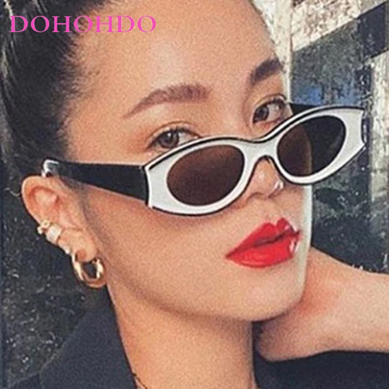 

Brand Cat Eye Frame Sunglasses Women Men Y2K Fashion Designer Summer Traveling Street Photography Shades UV400 Gafas De Sol Muje