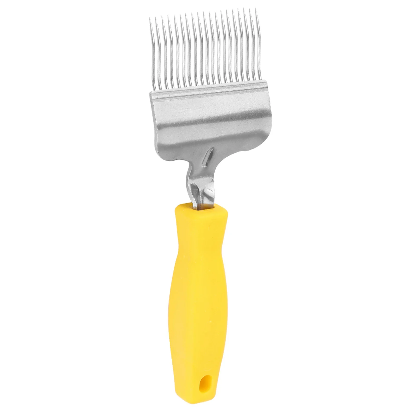 Peine de miel de acero inoxidable, tenedor para decapar, colmena para mantener las abejas, peine para miel de acero inoxidable, colmena para decapado de dientes de apicultura