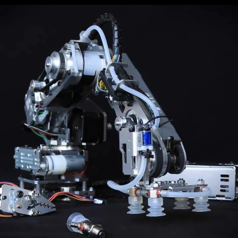 

Air pump handling manipulator industrial model stepper motor robotic arm 4-axis robotic arm robot multi-axis