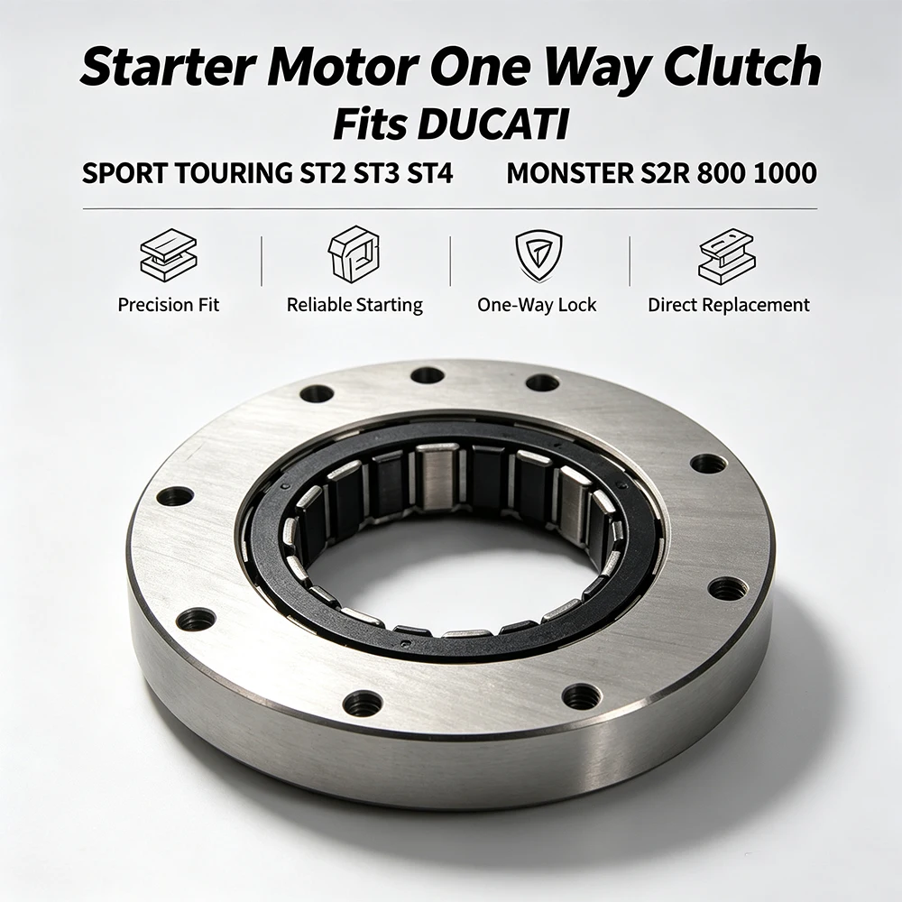 Starter Motor One Way Clutch For DUCATI SPORT TOURING ST2 ST3 ST4 MONSTER S2R S4R 800 1000 SPORTCLASSIC SPORT 1000 SUPERBIKE 748