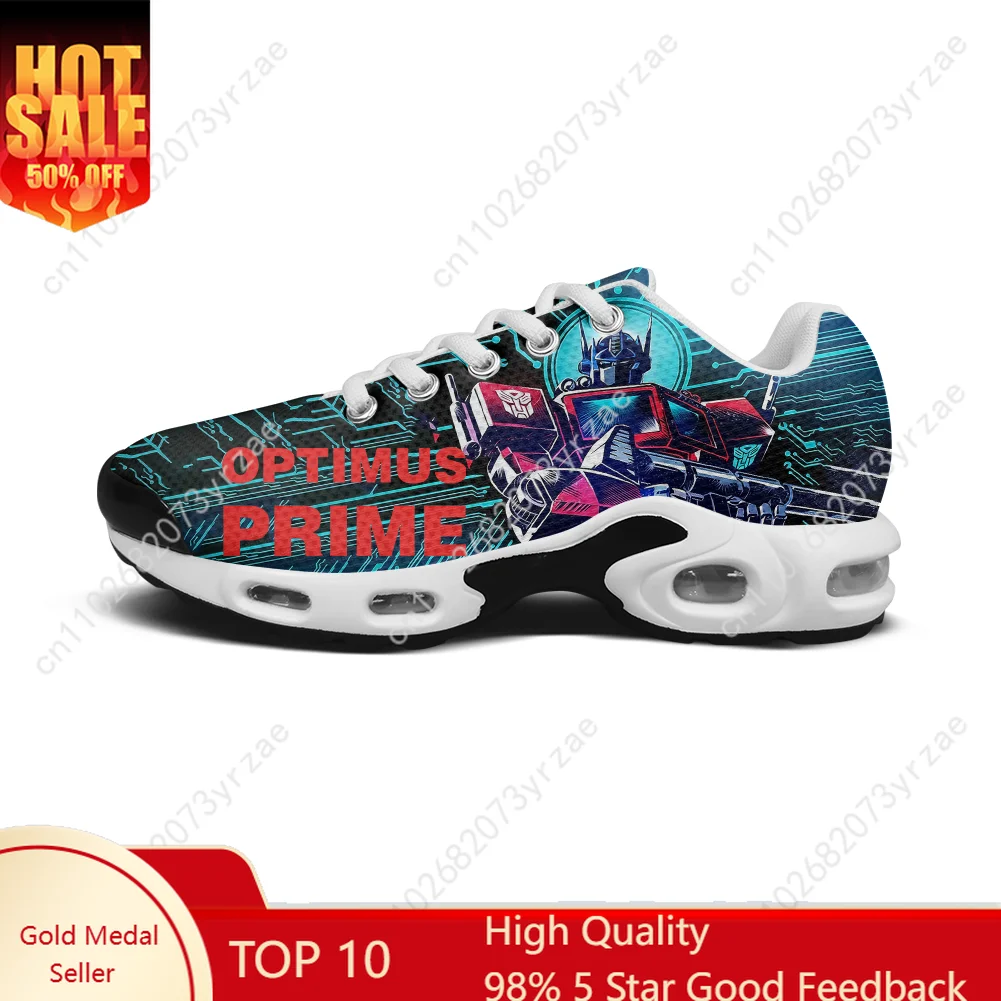 

Optimus Prime Air Cushion Sneakers Mens Womens Hiking Running Shoes Fashion Comfortable Breathable Sneaker Customize Shoe