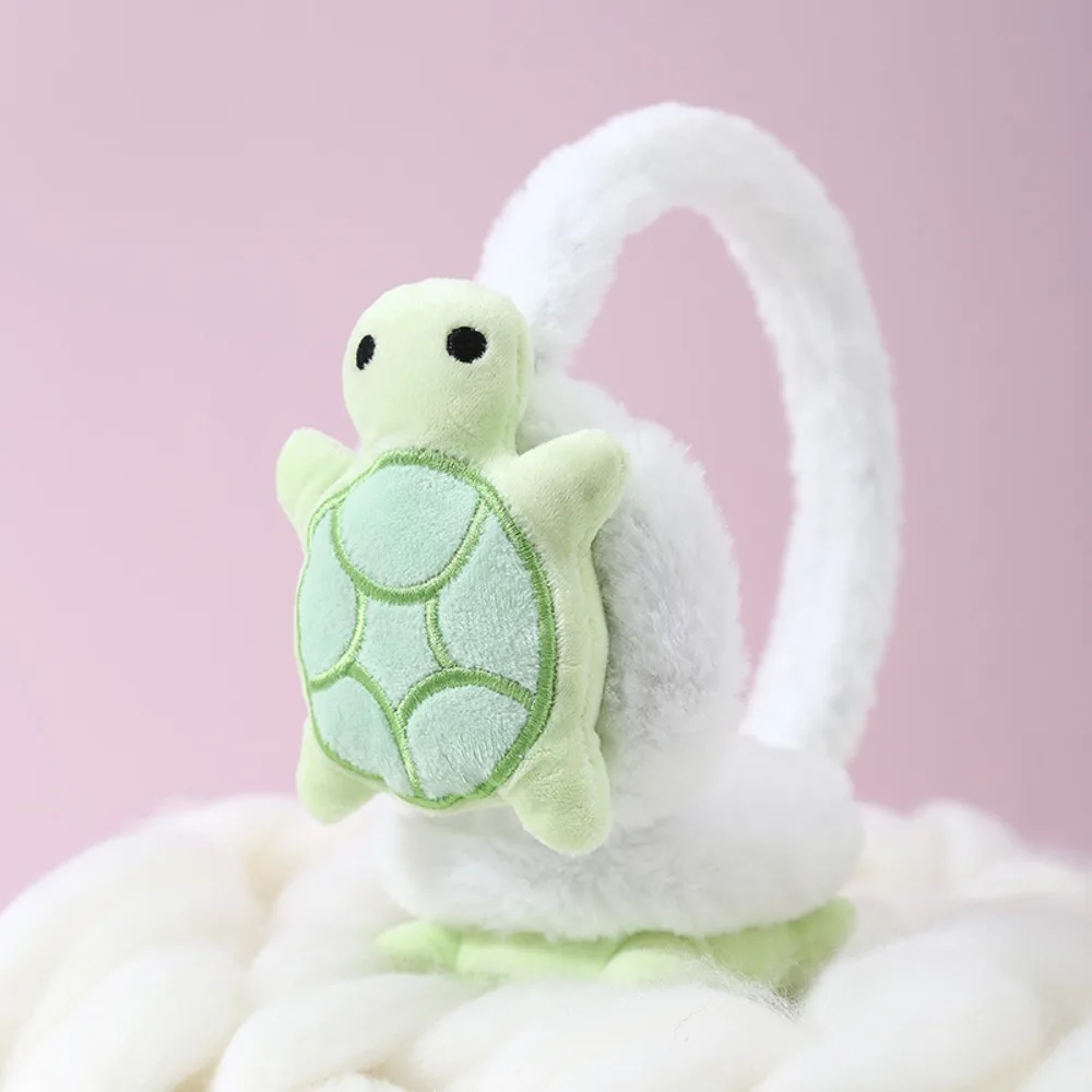 Fashion Turtle Ear Warmer Thickened Keep Warm Earmuffs Anti-Freeze Ear Cover for Children’s Gifts
