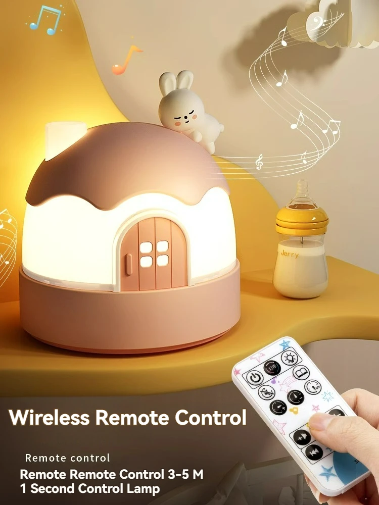 Kid Starry Sky Projector Night Light Glowing Toys Bedroom Ceiling Fantasy Rotating Stars Moon Music Box for Baby Christmas Gifts