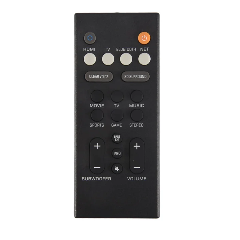 1 PCS Remote Control Replacement ATS-2090 For NEW Speaker Remote Control For Yamaha YAS-209 YAS-109 For ECHO Wall Audio-A25R