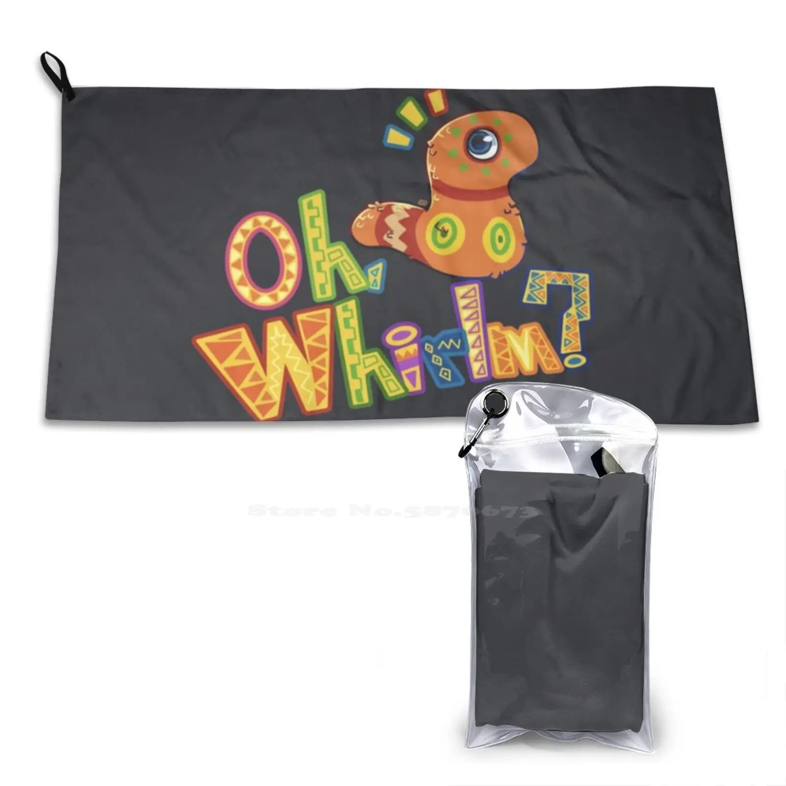 Oh Whirlm ?-Viva Pi?Ata Print Beach Towels Quick-Drying Sports Towels Viva Pi?Ata Viva Pinata Rare Oh Worm Whirlm Cute