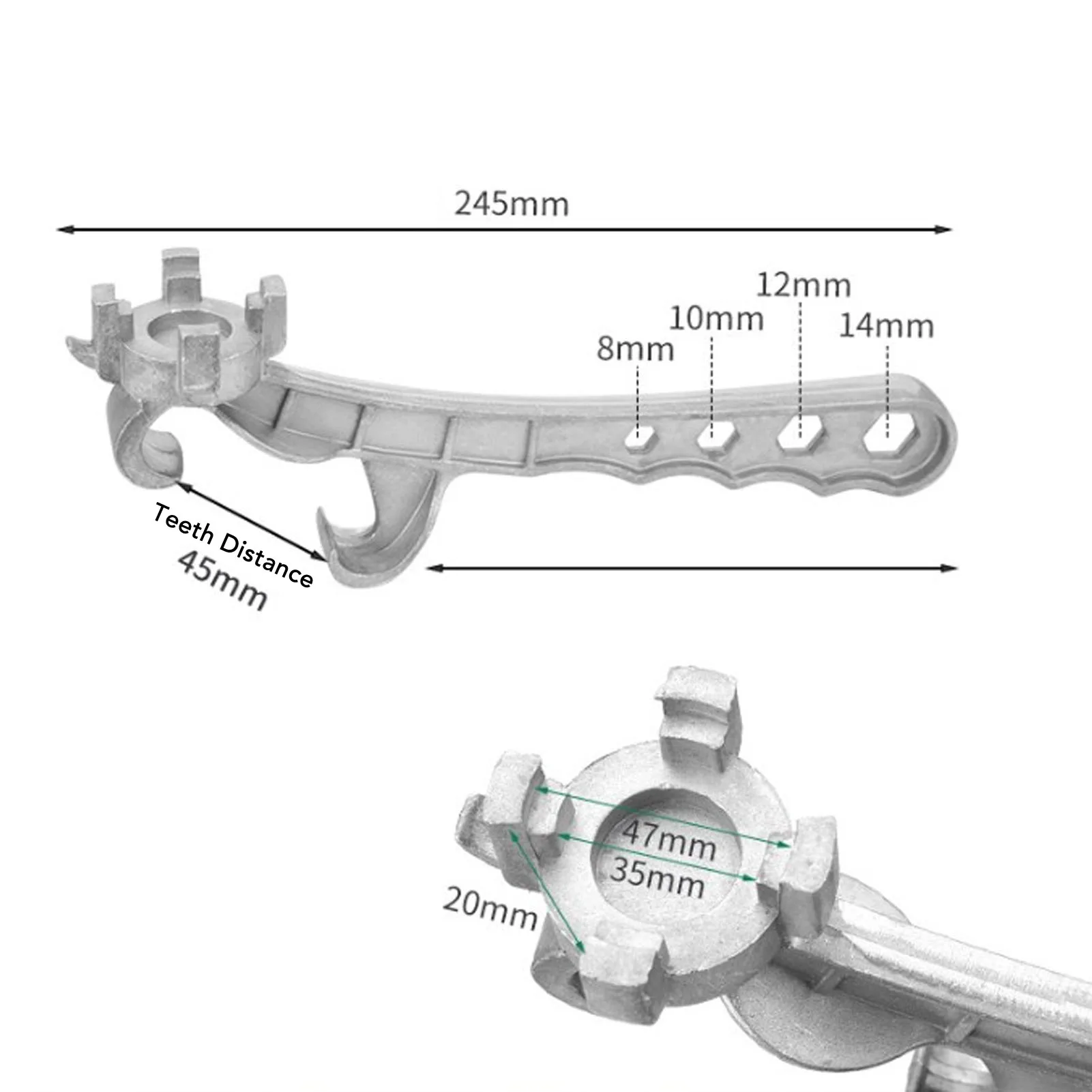 متعددة الوظائف دلو فتاحة سبائك الألومنيوم توفير العمالة كونغ وجع برميل غطاء فتاحة ل 5-55 جالون الطبول الطلاء دلو فتاحة #2