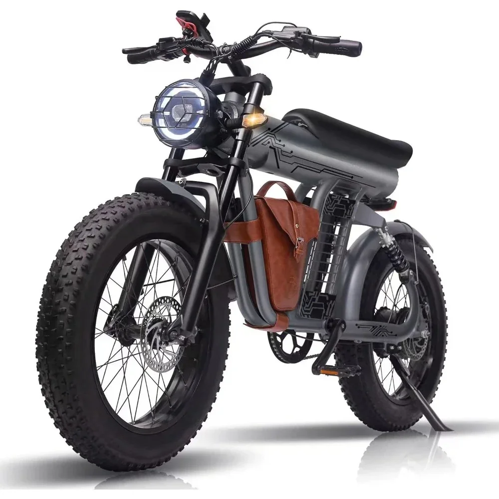 Electric Bike with 1200W Brushless Motor,Removable 48V 20Ah Battery,UP To 32MPH, with 20