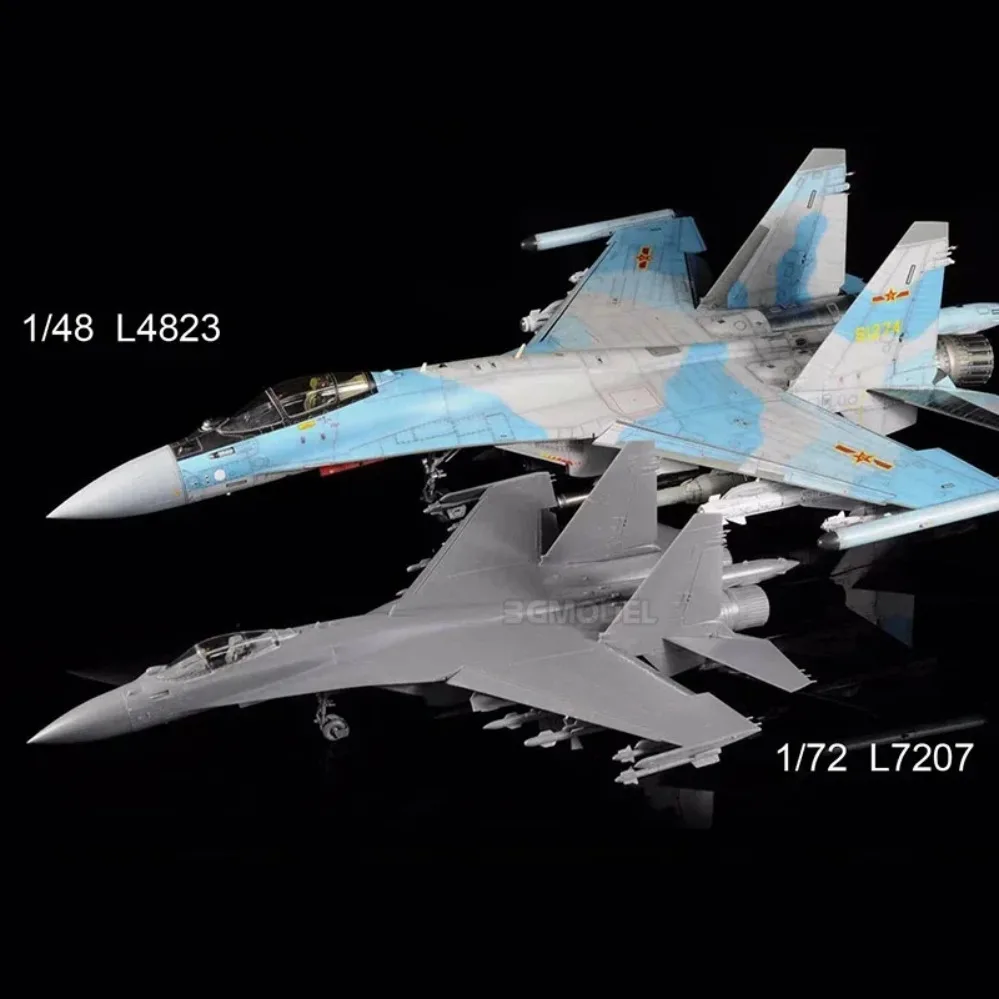 

Сборный комплект самолета в масштабе Su-35S L7207, модель 1:72, боковая защита Great Wall E, универсальный истребитель, орнамент
