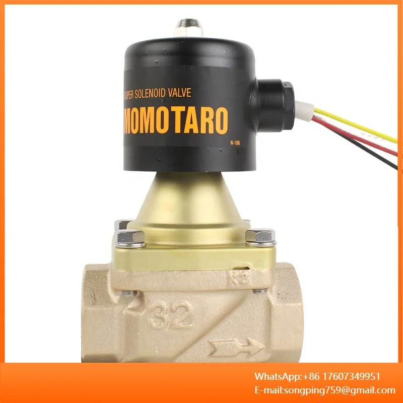 

Original VENN Momotaro II Solenoid Valve PS-22 for Steam Liquid air Oil 1.0 MPa DN10--DN50 AC110V AC220V JIS Rc Screw Bronze