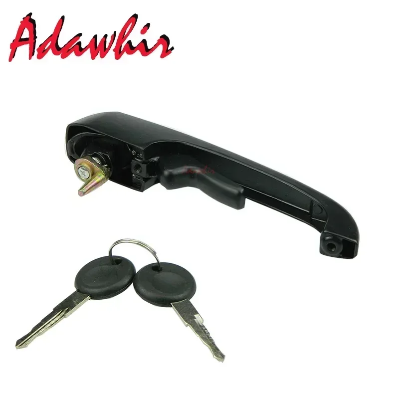 Car Black Front Rear Door Handle + Lock Key FOR VW LT 28-35 Right/Left 251837205B 251837205H 113837205MS WITH 2 KEYS