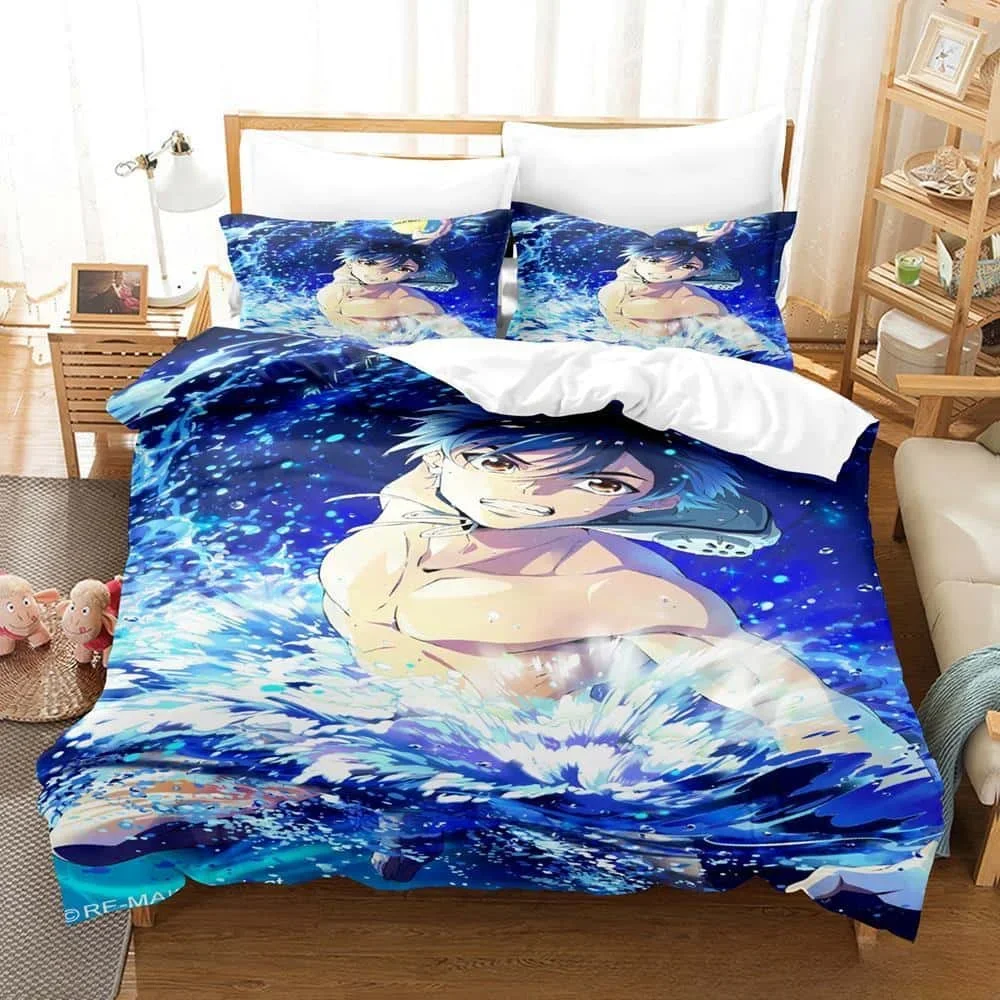 

3d Printing Anime Re-Main Bedding Set Single Twin Full Queen King Size Bed Set Adult Kid Bedroom Duvet cover Sets Home Textiles