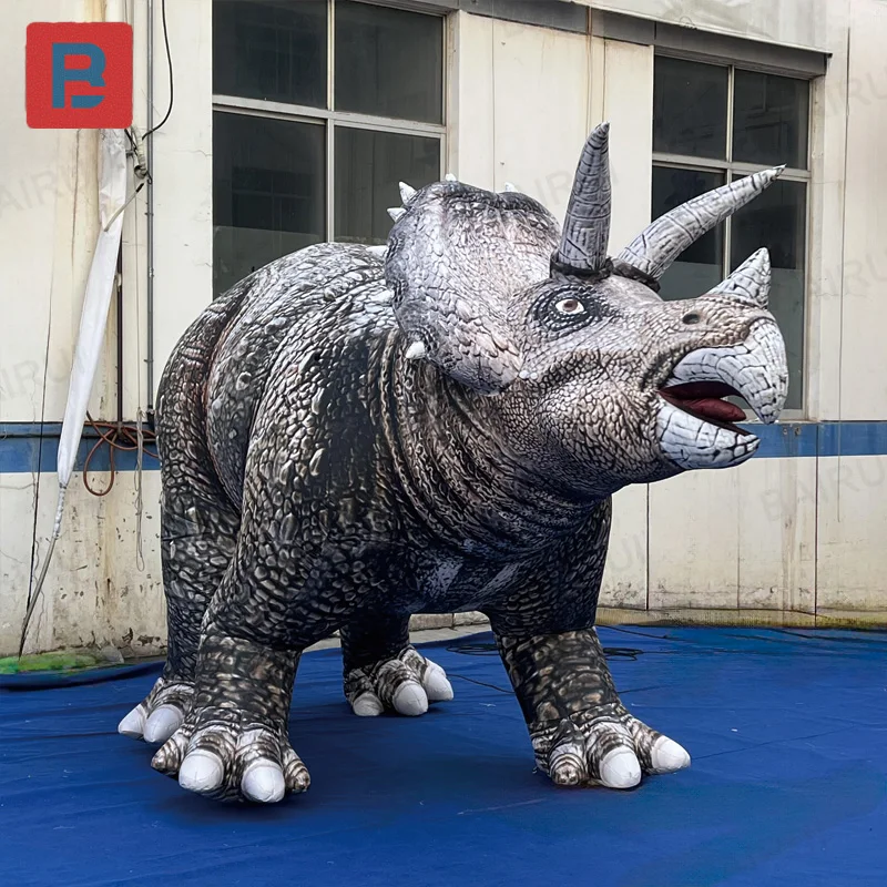 Realistic inflatable dinosaur animal model, suitable for use in theme parks, zoos and for performance decorations.