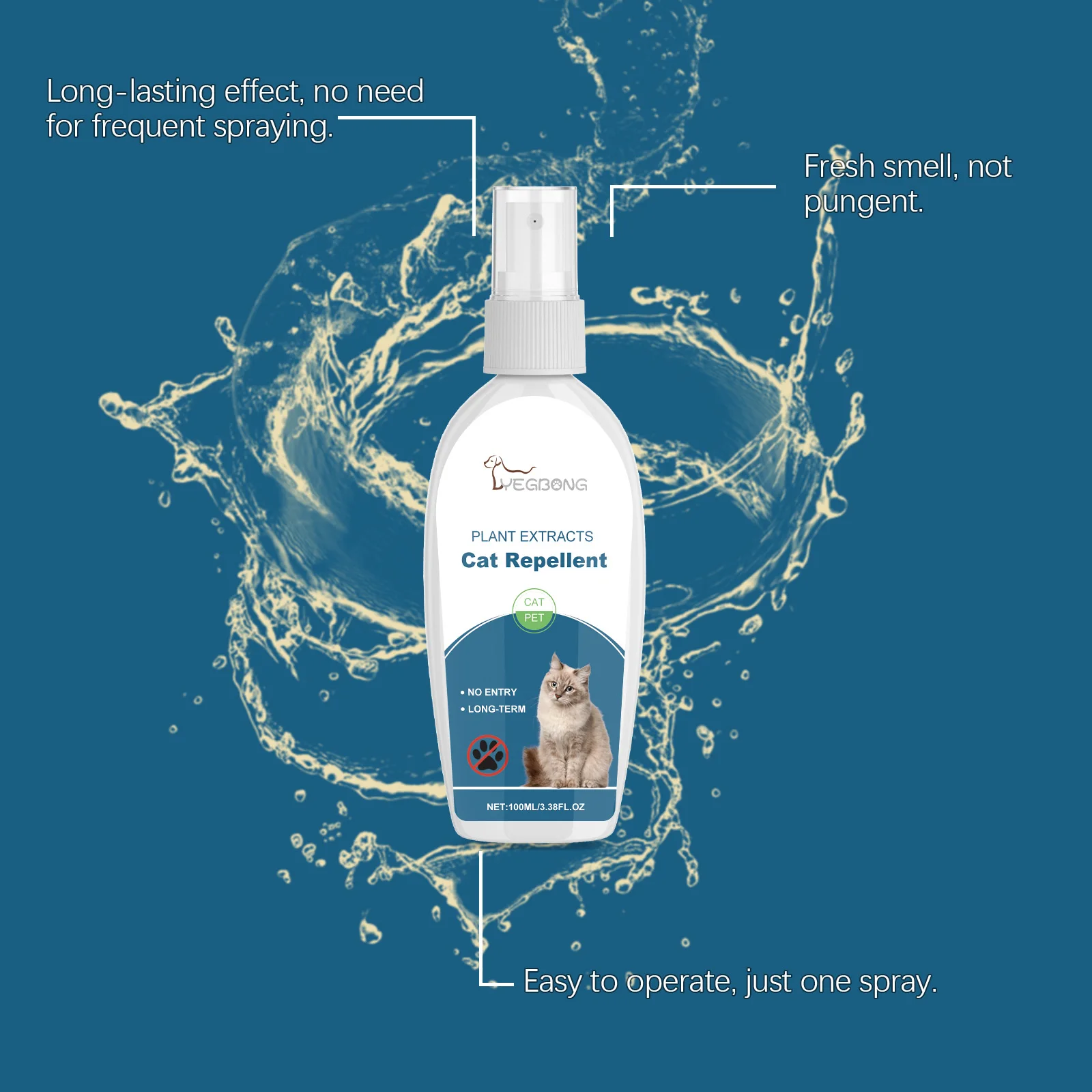 رذاذ طارد للقطط الداخلي مضاد للخدش ومضاد للمضغ السلوك مصحح طارد الحيوانات الأليفة رذاذ الردع منتج الحيوانات الأليفة 100 مللي #6