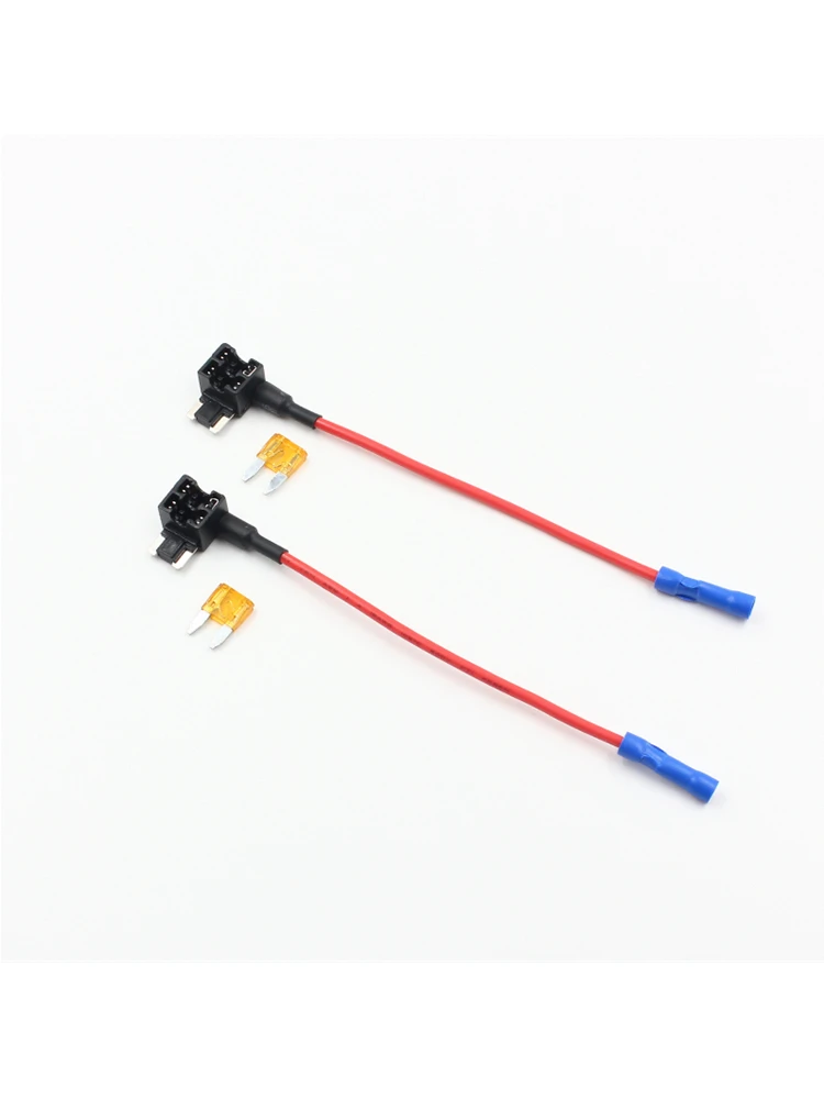 Rockeybright 5A 10A 30A bezpiecznik ostrza uchwyt na pudełka dodaj obwód standardowy Mini mikro samochód Piggy Back bezpieczniki Tap Adapter dwuobwodowy — zdjęcie 2