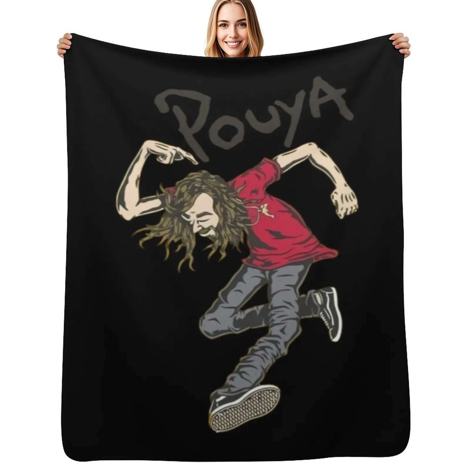 Pouya 1 T-ShirtPouya 1 Throw Blanket Warm Accent Blanket for Living Room Decoration
