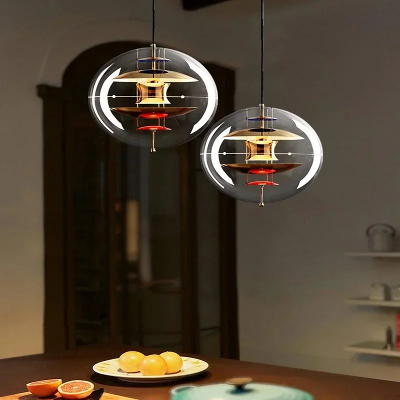 

Globe Planet Led Pendant Lamp Bar Living Room Chandelier Restaurant Designer Pendant Lights Home Decor Lustre Suspension Fixture