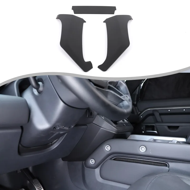 

ABS Center Console Knee Side Panel Stickers Cover Trim For 2025+ Land Rover Defender Car Interior Accessories