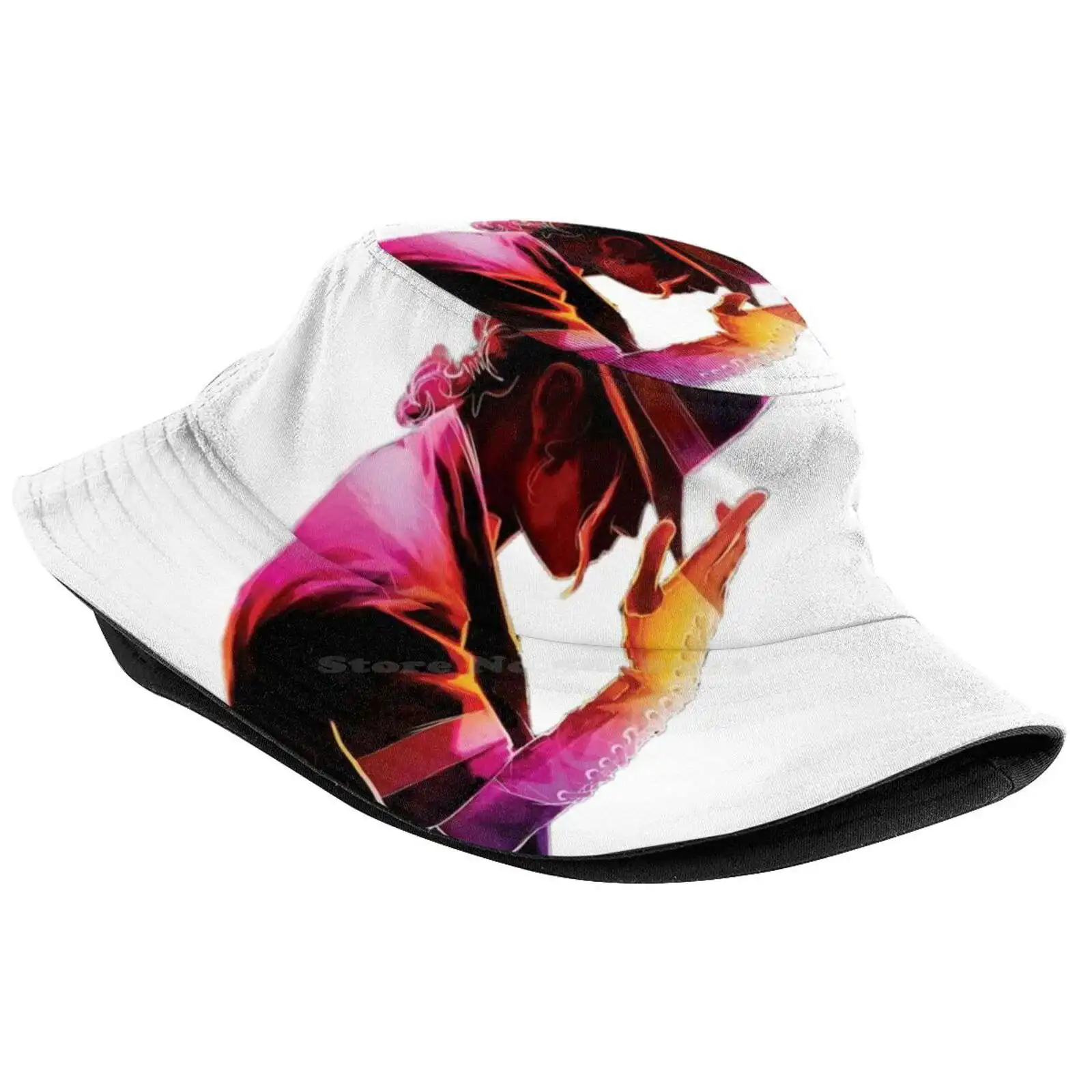 Singer Michael Sun Cap Fisherman Hat Bucket Hats Michael Singer Jackson Music Band Famous