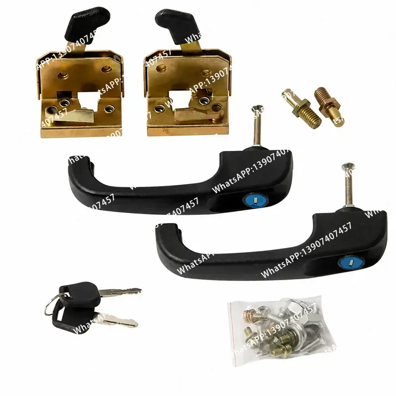 For 502 Loader Door Lock Forklift Latch Cab Door Lock Carport  Positioning  Construction Vehicle Door