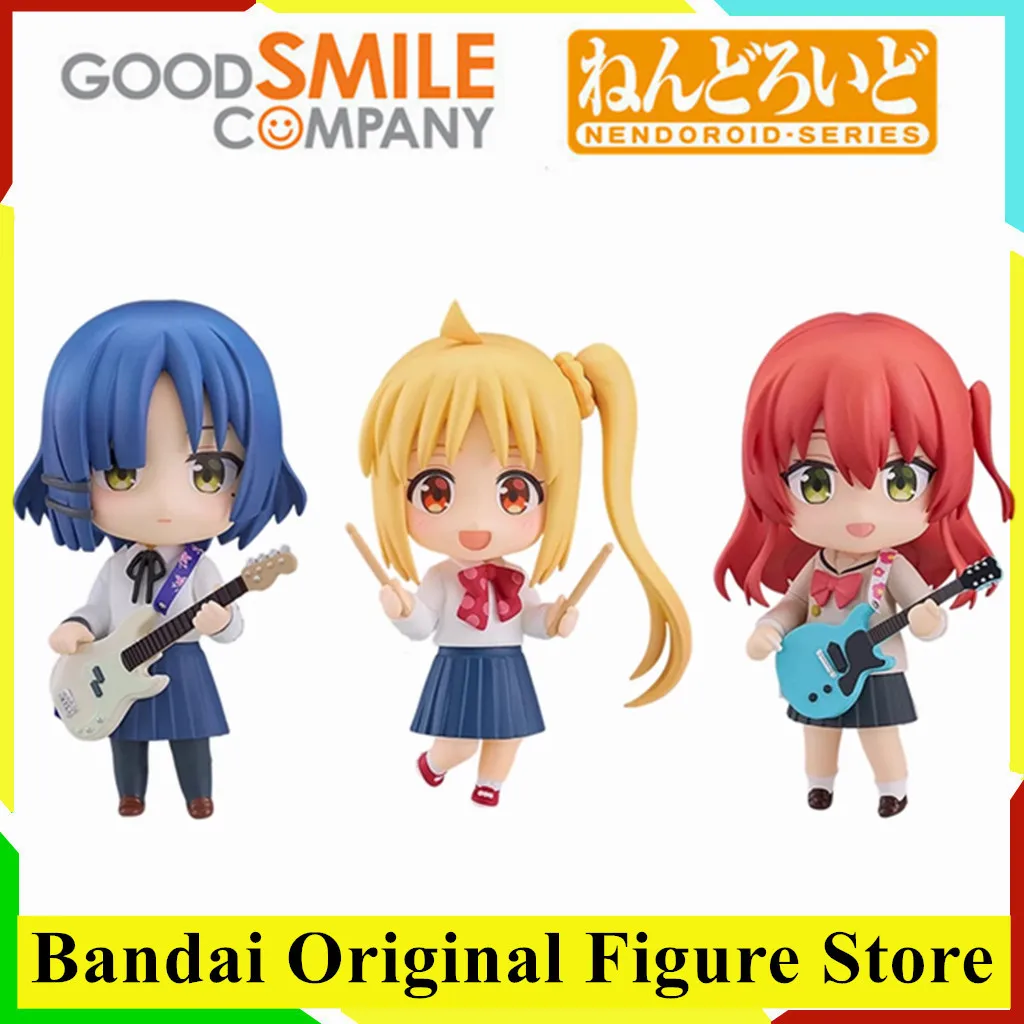 Original Anime Bocchi the Rock Yamada Ryou Kita Ikuyo Ijichi Nijika Action Figure Toys PVC Model Collection Kwaii Q Ver. Doll