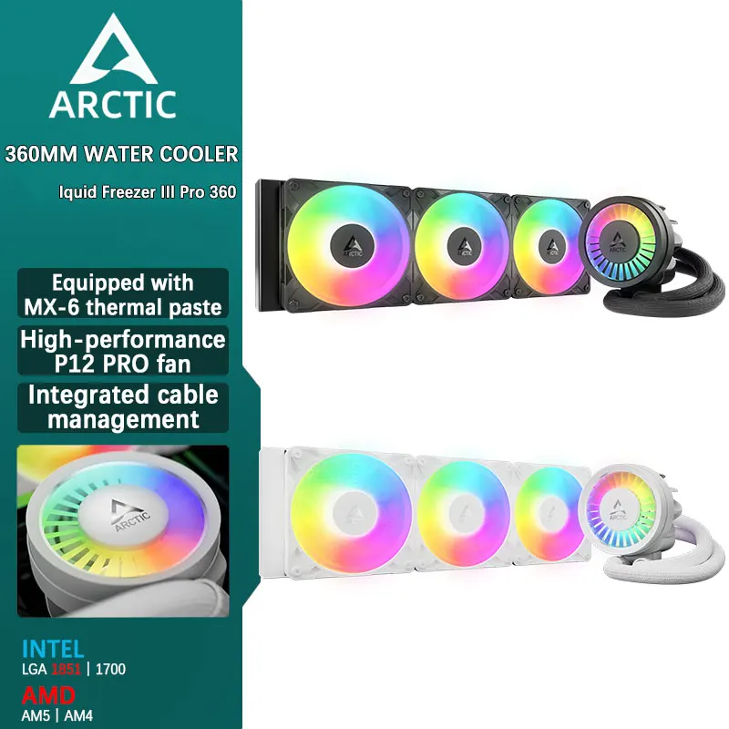 【¥16,390】ARCTIC Liquid Freezer III Pro 360 A-RGB 水冷クーラー-アリエク特価アラート