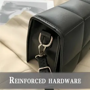 Small PU leather bag for women, crossbody bag, classic handle, fashion brand, designer, trend, female 10 Main Brand Back Sales - №7