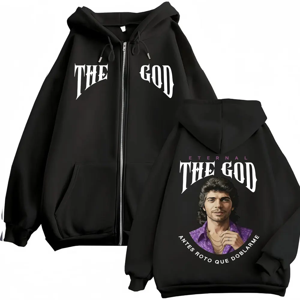 Camarón De La Isla Eternal The God: Novas Blusas de Moletom com Zíper para Homens e Mulheres, Casacos de Lã Casuais com Zíper, Jaquetas e Moletons Est